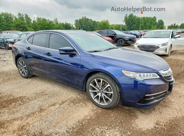 19UUB2F55HA002912 2017 ACURA TLX Blue Delantero derecho