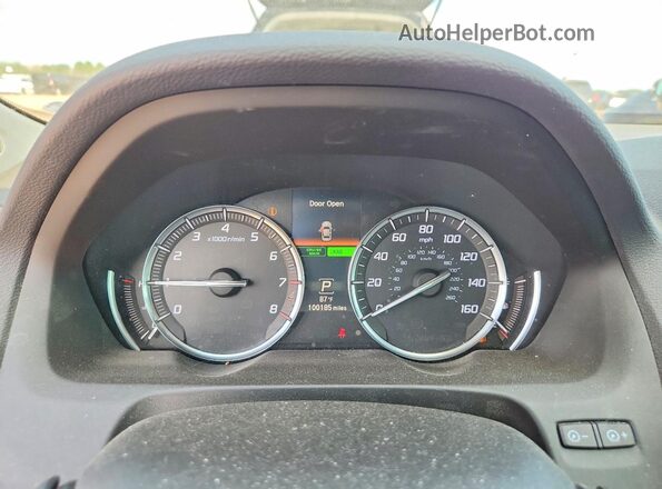 19UUB2F55HA002912 2017 ACURA TLX Blue Vista del cuadro de instrumentos