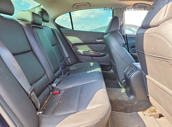 19UUB2F55HA002912 2017 ACURA TLX Blue Vista de los asientos traseros