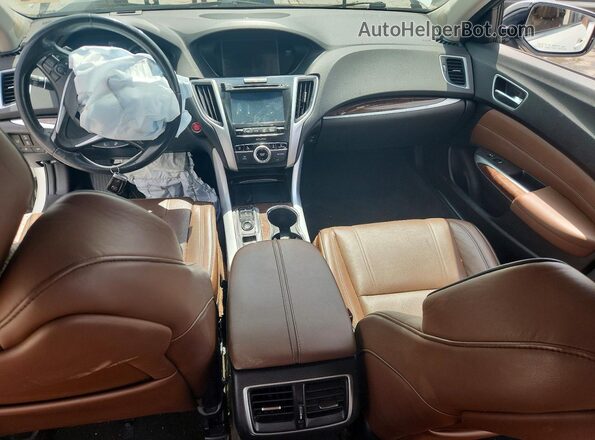 19UUB2F58JA009701 2018 ACURA TLX Белый Вид панели приборов