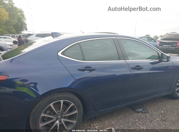 19UUB2F59HA002900 2017 ACURA TLX Blue Սալոնի հետևի տեսք