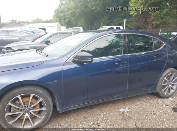 19UUB2F59HA002900 2017 ACURA TLX Blue Սալոնի 360 աստիճան տեսք