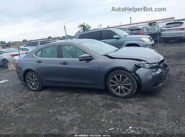 19UUB2F59HA004582 2017 ACURA TLX Gray Rear interior view