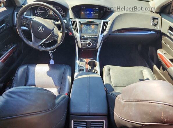 19UUB2F5XGA012141 2016 ACURA TLX Gray Widok deski rozdzielczej