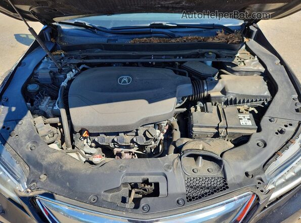 19UUB2F5XGA012141 2016 ACURA TLX Gray Widok wnętrza z tyłu