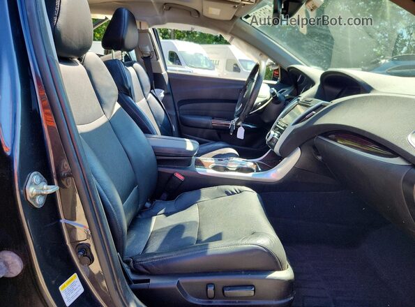 19UUB2F5XGA012141 2016 ACURA TLX Gray Widok wnętrza z przodu