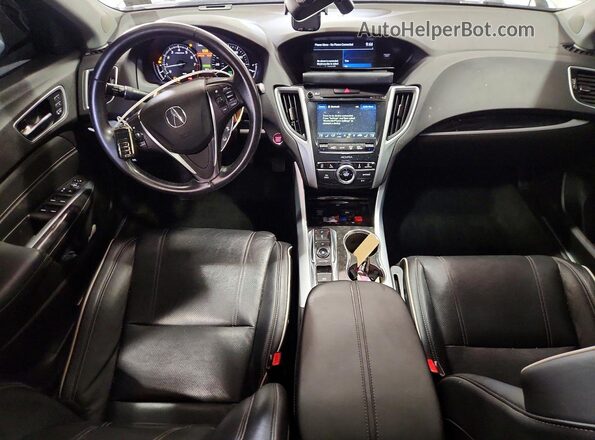 19UUB2F5XJA012759 2018 ACURA TLX Белый Вид панели приборов