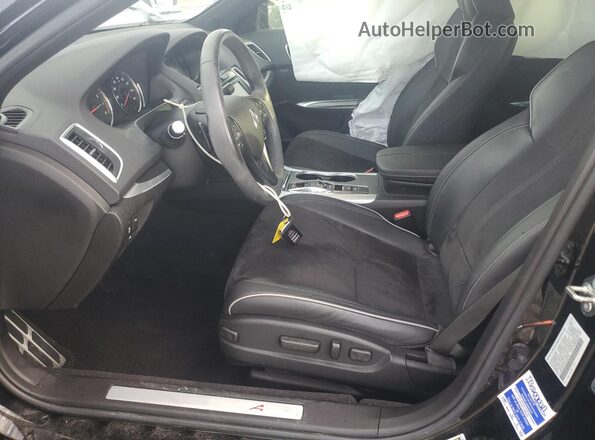 19UUB2F62KA007209 2019 ACURA TLX Black Widok wnętrza z przodu