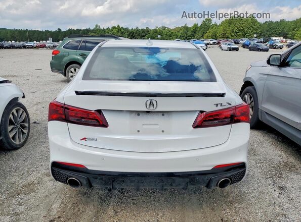 19UUB2F64KA000813 2019 ACURA TLX White უკანა ხედი