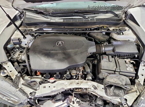 19UUB2F64KA000813 2019 ACURA TLX White უკანა სალონის ხედი