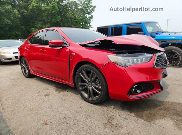 19UUB2F66JA003100 2018 ACURA TLX Red Առջևի աջ