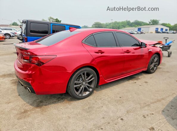 19UUB2F66JA003100 2018 ACURA TLX Red Հետևի աջ