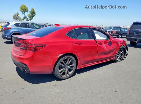 19UUB2F66KA006340 2019 ACURA TLX Red Rear right