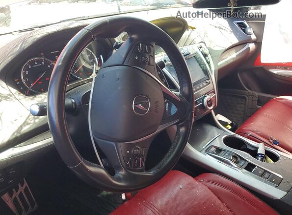 19UUB2F66KA006340 2019 ACURA TLX Red Dashboard view