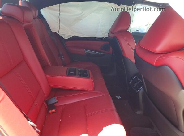 19UUB2F66KA006340 2019 ACURA TLX Red Rear seats view