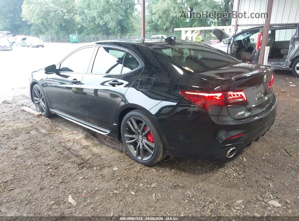 19UUB2F68JA001672 2018 ACURA TLX Black Rear left