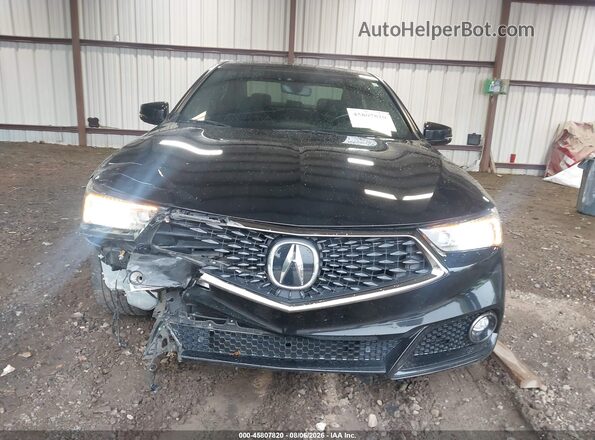 19UUB2F68JA001672 2018 ACURA TLX Black Instrument cluster view