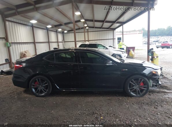 19UUB2F68JA001672 2018 ACURA TLX Black Rear interior view