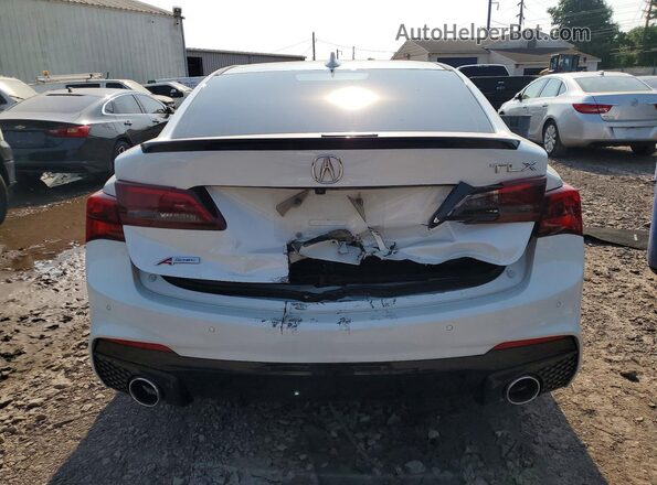 19UUB2F68LA003957 2020 ACURA TLX White Rear view