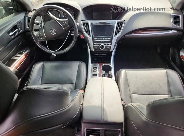 19UUB2F74HA006323 2017 ACURA TLX Черный Вид панели приборов