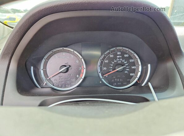 19UUB2F74HA006323 2017 ACURA TLX Черный Вид щитка приборов