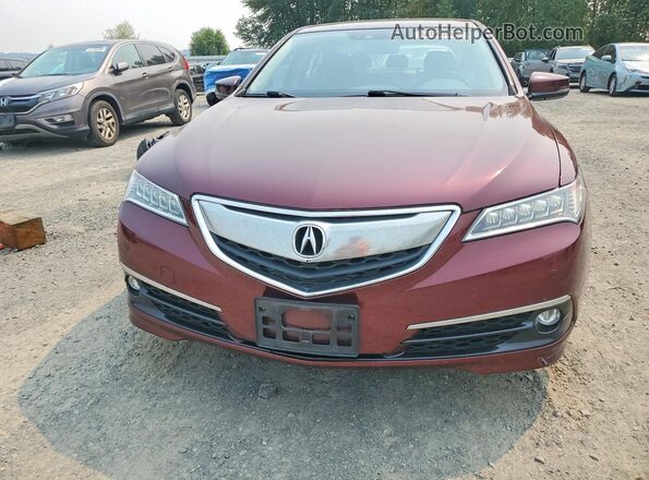 19UUB2F76GA000652 2016 ACURA TLX Burgundy Դիմացի տեսք