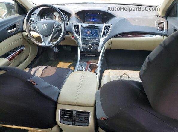 19UUB2F76GA000652 2016 ACURA TLX Burgundy Առջևի վահանակի տեսք