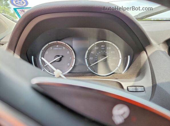 19UUB2F88KA002744 2019 ACURA TLX White ხელსაწყოთა პანელის ხედი