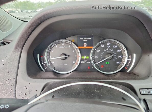 19UUB3F30KA001114 2019 ACURA TLX Серебряный Вид щитка приборов