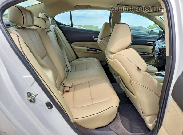 19UUB3F40KA001929 2019 ACURA TLX White Вид задніх сидінь