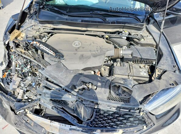 19UUB3F43KA001584 2019 ACURA TLX Black უკანა სალონის ხედი