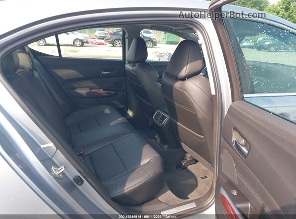19UUB3F50GA002546 2016 ACURA TLX Silver Vista de la etiqueta del VIN