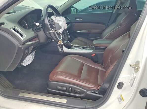 19UUB3F52GA004573 2016 ACURA TLX Белый Вид салона спереди