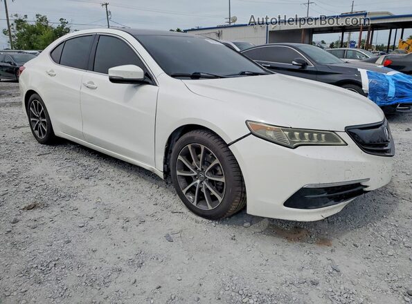 19UUB3F52GA004573 2016 ACURA TLX Белый Передняя правая четверть