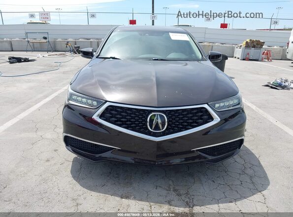 19UUB3F5XJA005431 2018 ACURA TLX Brown Սարքավորումների վահանակի տեսք