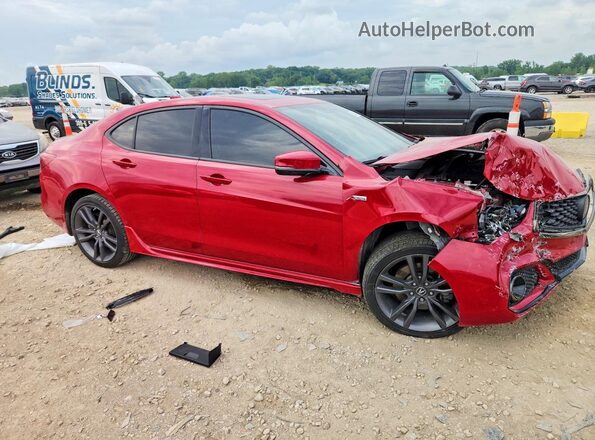 19UUB3F60KA003651 2019 ACURA TLX Red Przód prawy