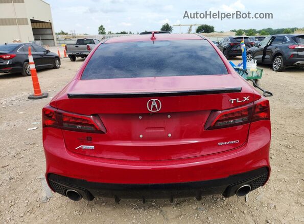 19UUB3F60KA003651 2019 ACURA TLX Red Widok z tyłu