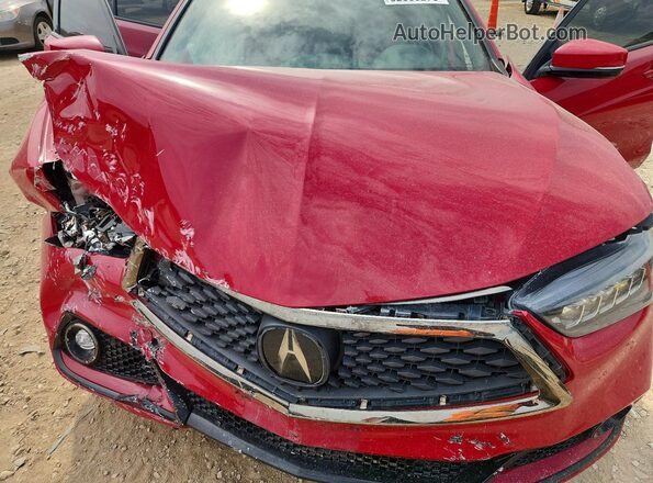 19UUB3F60KA003651 2019 ACURA TLX Red Widok wnętrza z tyłu