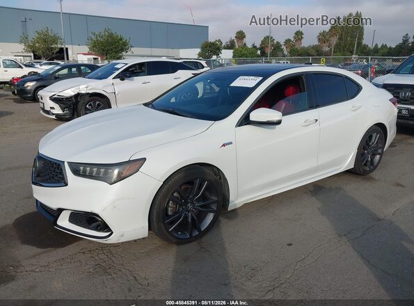 19UUB3F62JA003164 2018 ACURA TLX Белый Передняя левая четверть