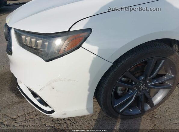 19UUB3F62JA003164 2018 ACURA TLX Белый Вид спереди