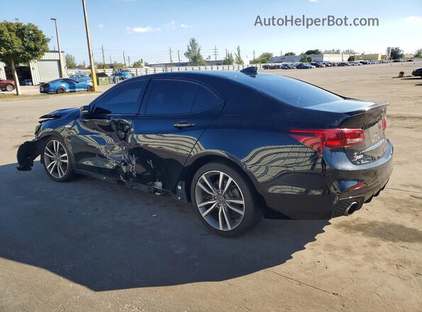 19UUB3F63JA006610 2018 ACURA TLX Black Задня ліва чверть