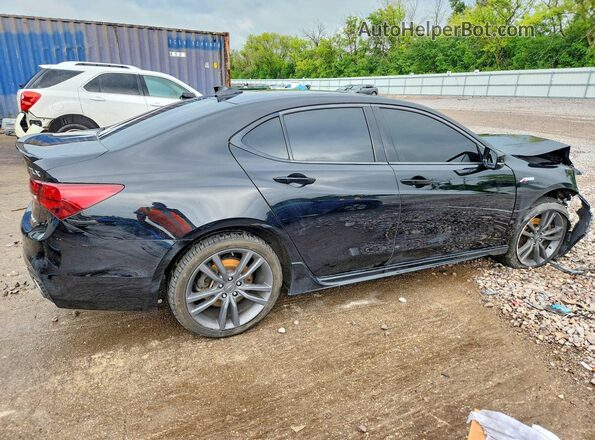 19UUB3F65JA000324 2018 ACURA TLX Black Trasero derecho
