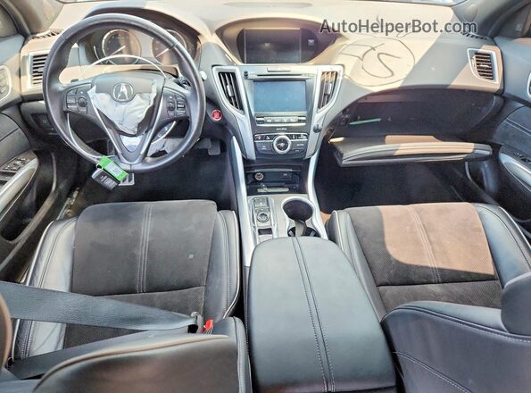19UUB3F65JA000324 2018 ACURA TLX Black Vista del salpicadero