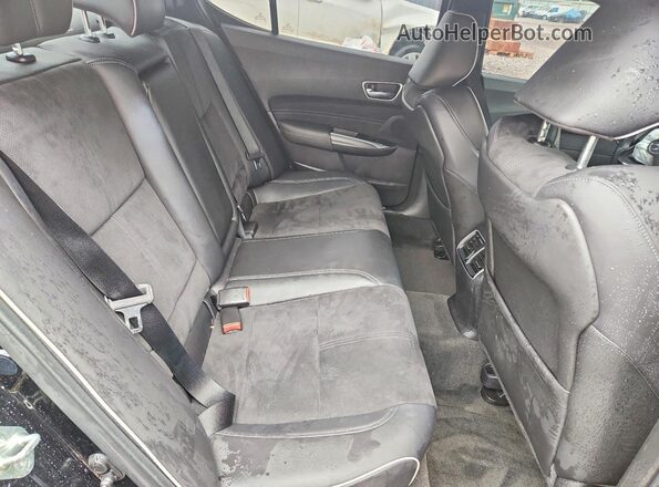 19UUB3F65JA000324 2018 ACURA TLX Black Vista de los asientos traseros