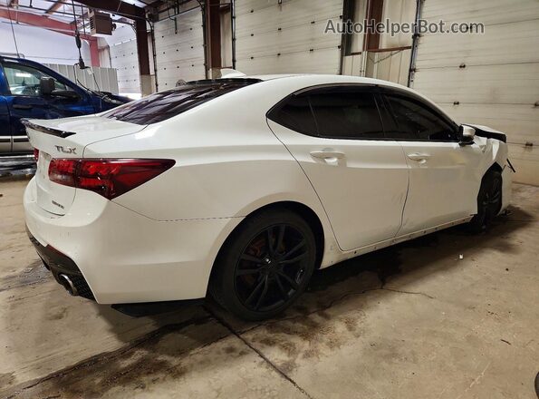 19UUB3F69JA005641 2018 ACURA TLX White უკანა მარჯვენა