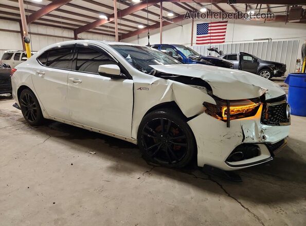 19UUB3F69JA005641 2018 ACURA TLX White წინა მარჯვენა