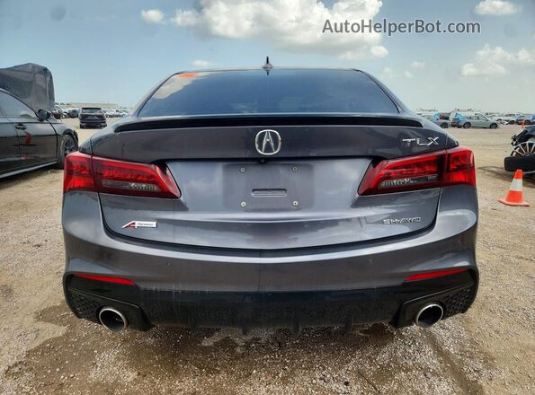 19UUB3F69LA002046 2020 ACURA TLX Gray Widok z tyłu