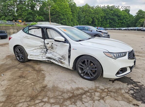 19UUB3F6XLA003013 2020 ACURA TLX Белый Передняя правая четверть