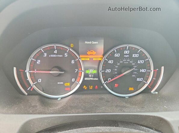 19UUB3F6XLA003013 2020 ACURA TLX Белый Вид щитка приборов