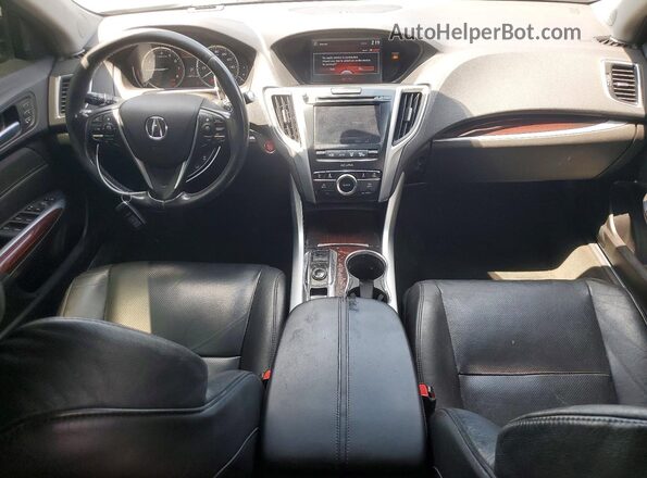 19UUB3F71GA003495 2016 ACURA TLX White Widok deski rozdzielczej